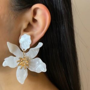 Like Sadoughi Dupe Floral Earrings